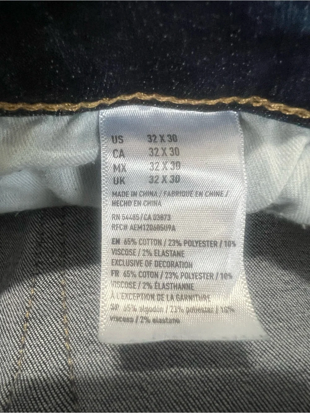 American Eagle Outfitters Men’s Indigo Straight Jeans